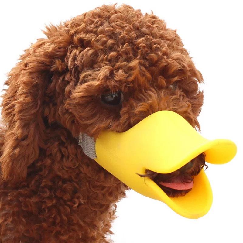 Silicone Duck Muzzle Mask for Dogs