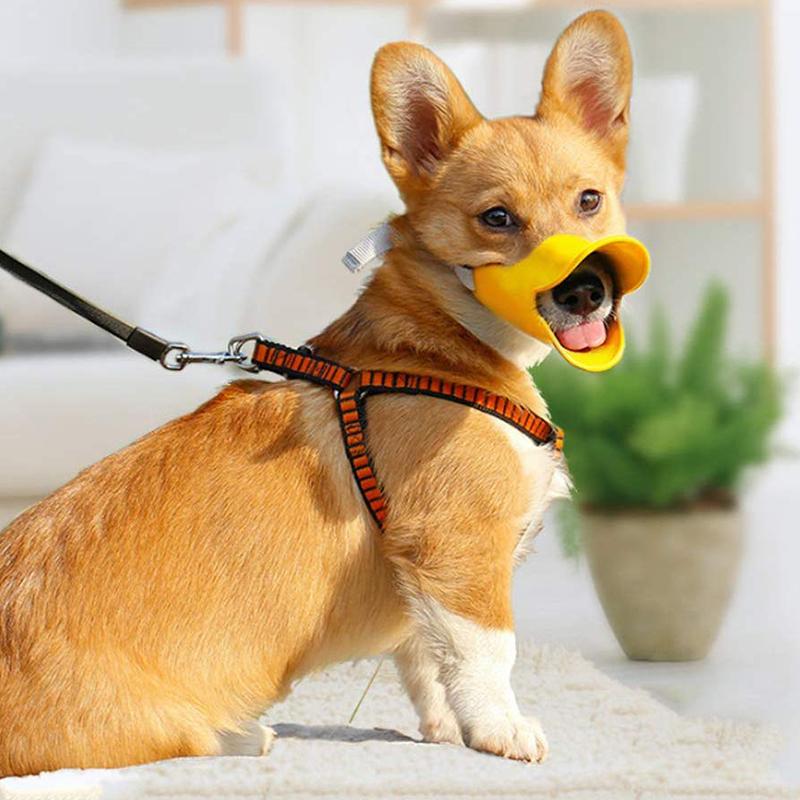 Silicone Duck Muzzle Mask for Dogs