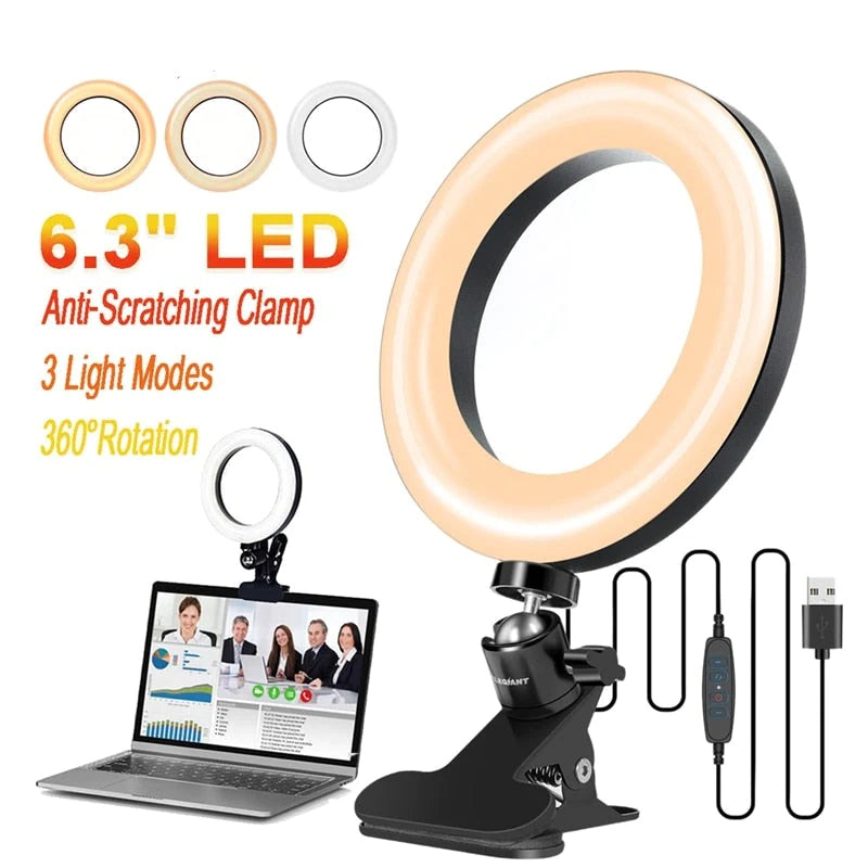 LED Ring Light for Computer