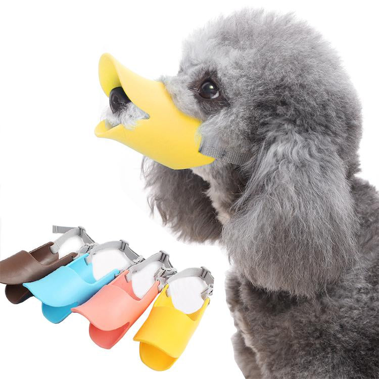 Silicone Duck Muzzle Mask for Dogs