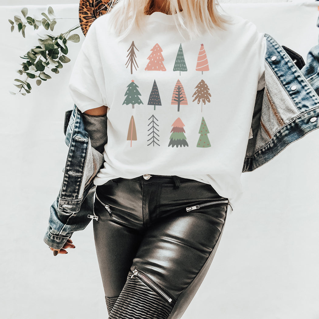 Christmas Trees Graphic T-Shirt - HO162