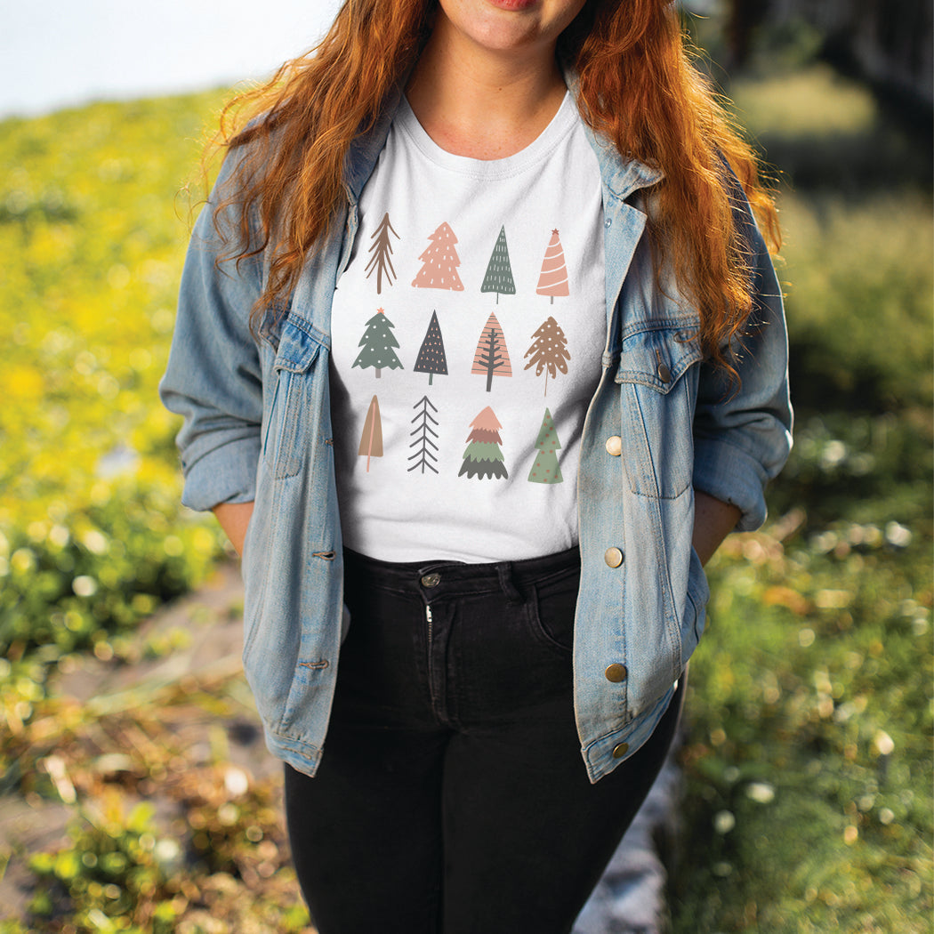 Christmas Trees Graphic T-Shirt - HO162