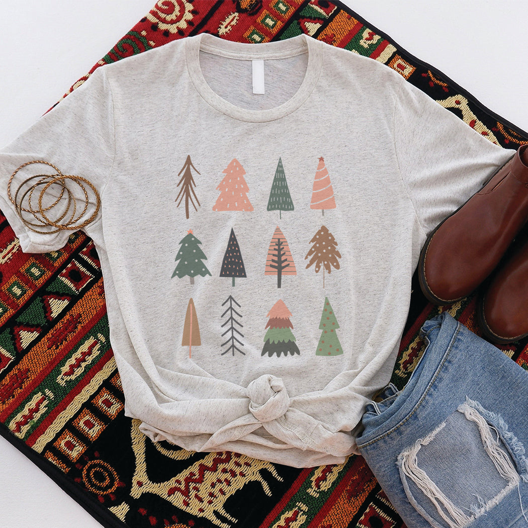 Christmas Trees Graphic T-Shirt - HO162