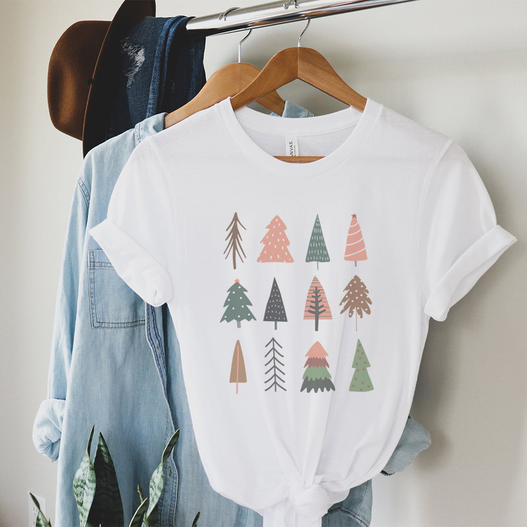 Christmas Trees Graphic T-Shirt - HO162