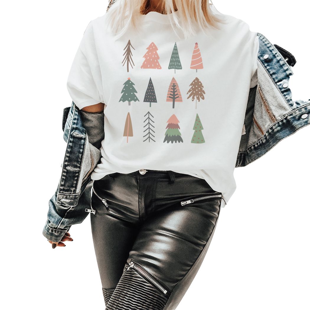 Christmas Trees Graphic T-Shirt - HO162