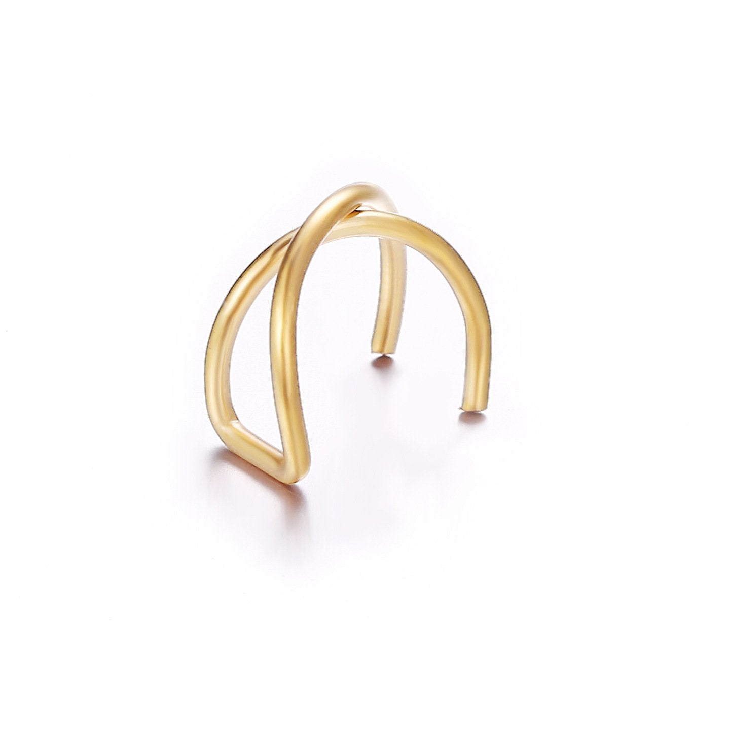 2 Piece Ear Cuff 18K Gold Plated Earring in 18K Gold Plated