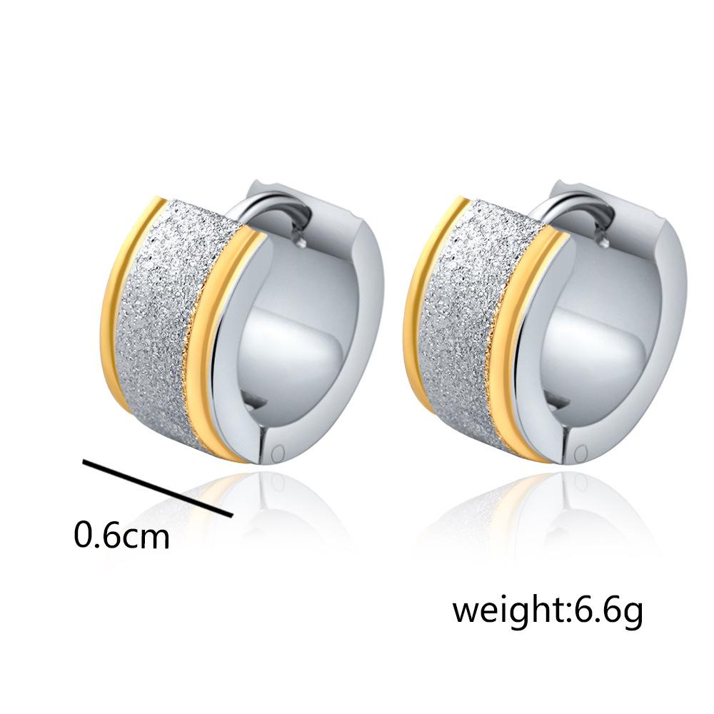 Huggie Earring 18K White Gold Plated Earring in 18K White Gold Plated