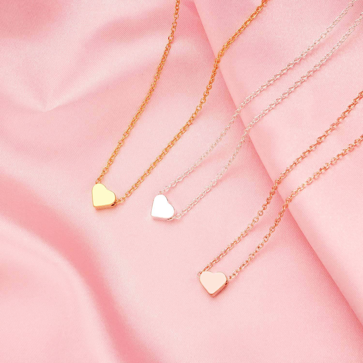 Classic Heart 18K Gold Plated Necklace in 18K Gold Plated