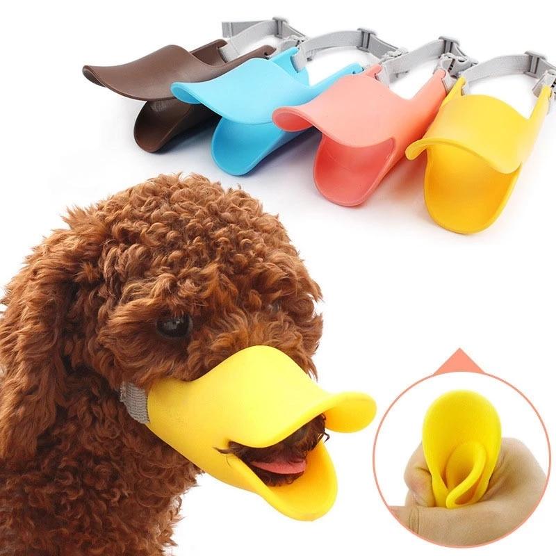 Silicone Duck Muzzle Mask for Dogs