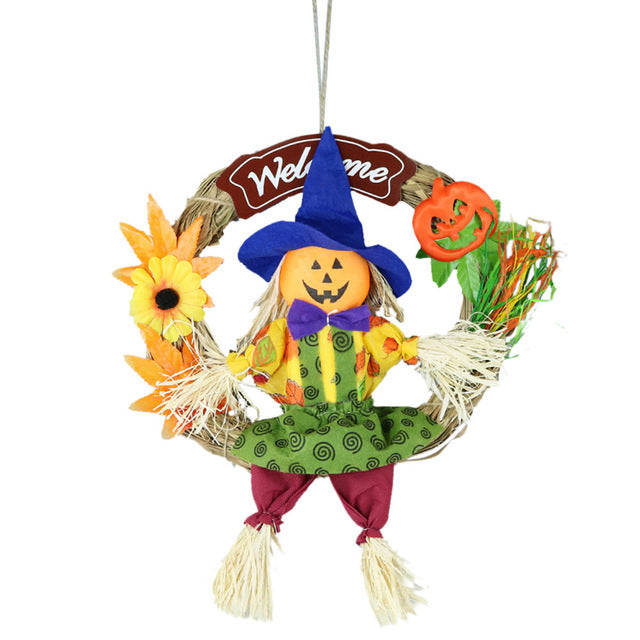 Hallowmas Ghost Witch Home Grocery Door Knocker