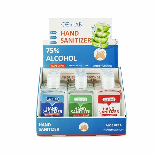 Clear Hand Sanitizer Gel 100mL Set - OZ Lab