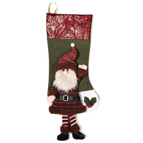 Happy New Year Pendant Gift Bag Christmas Stocking