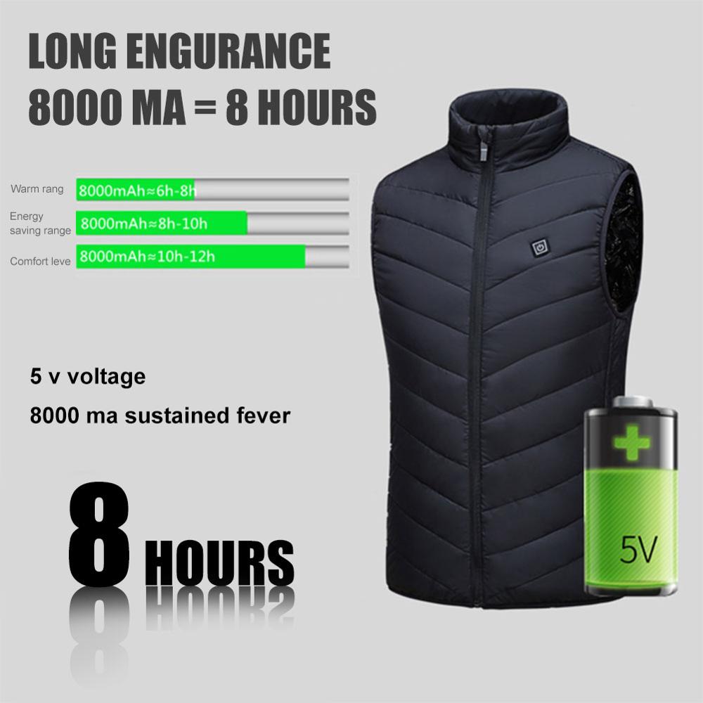 Heating Vest Washable Usb Charging Heating Warm