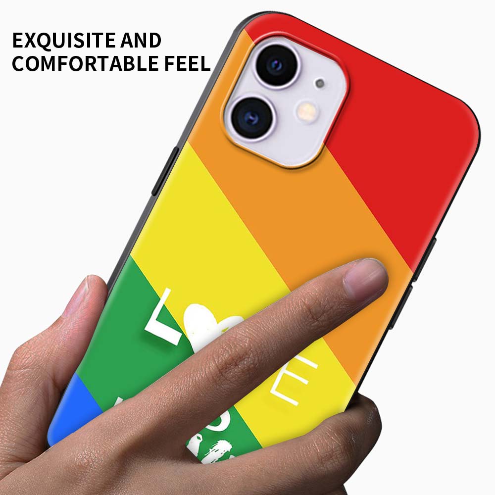 Rainbow Theme Protective Case for iPhone