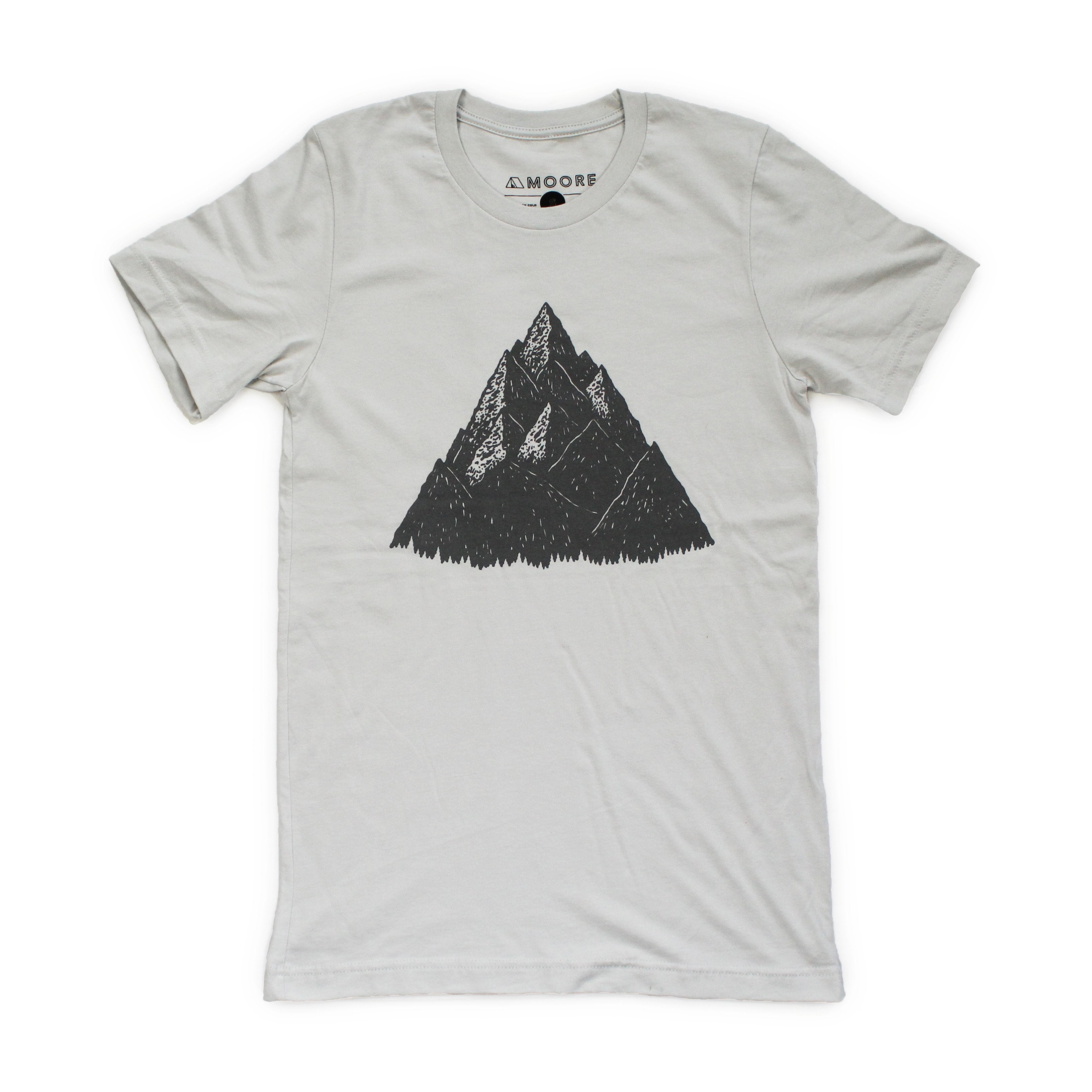 High Peak Tee-Silver