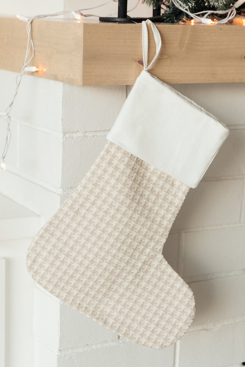 Holiday Chic Christmas Stocking