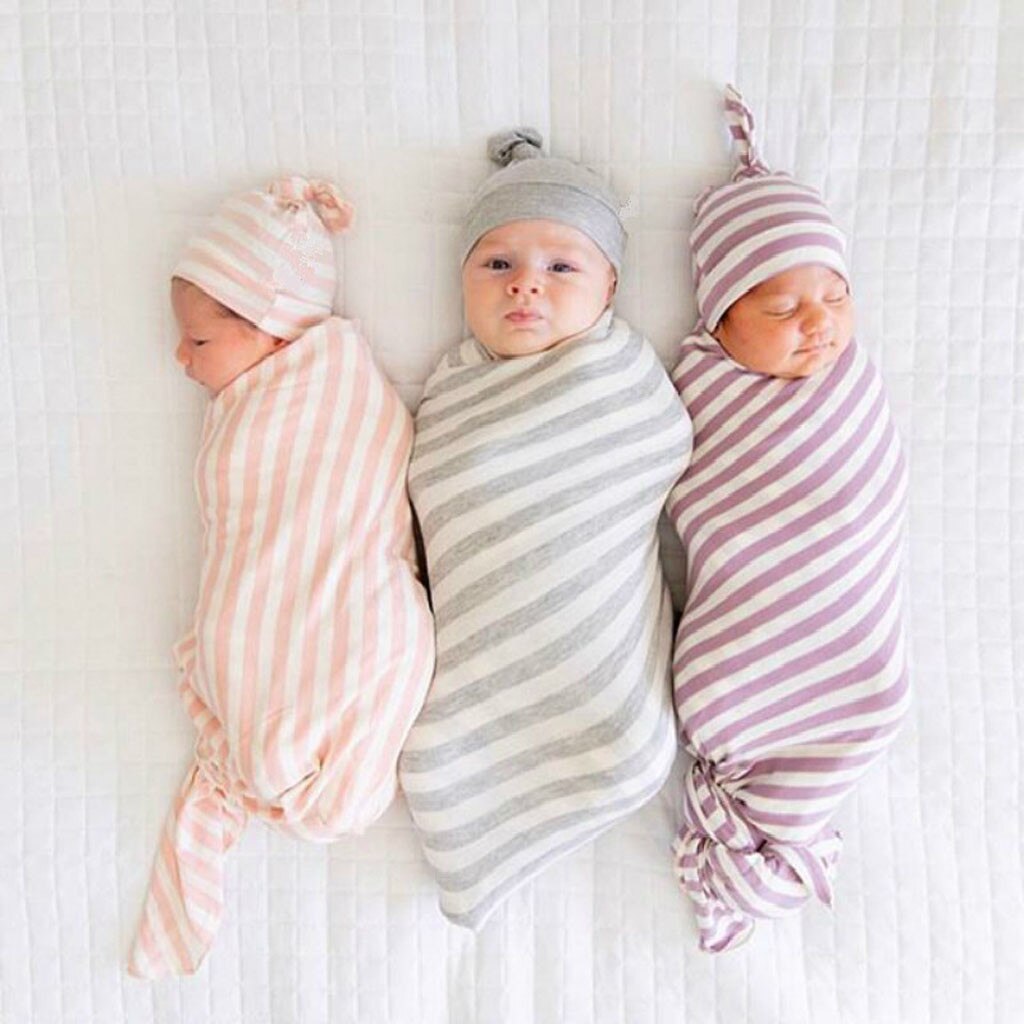 Hot Sale Newborn Infant Baby Boys Girls Striped | Grey Poseidon