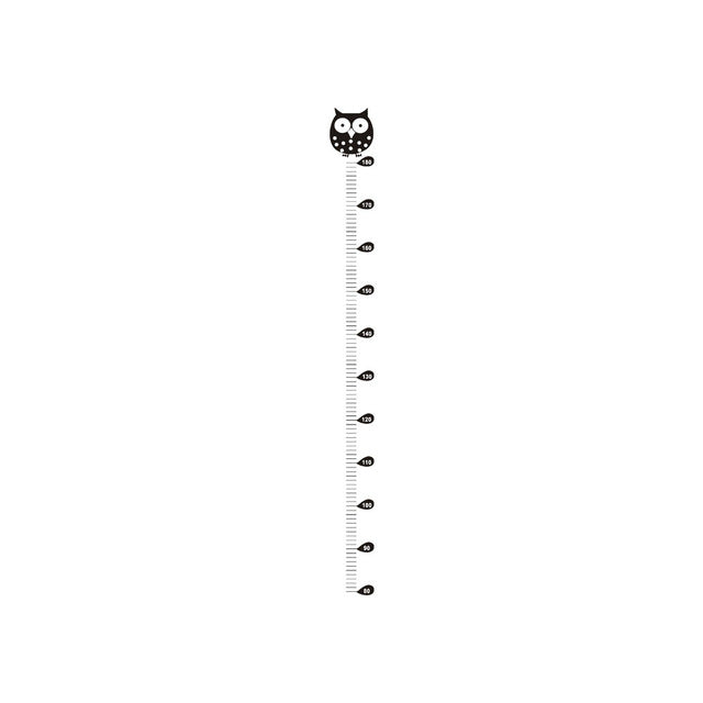 Owl Kids Height Chart Wall Sticker Home