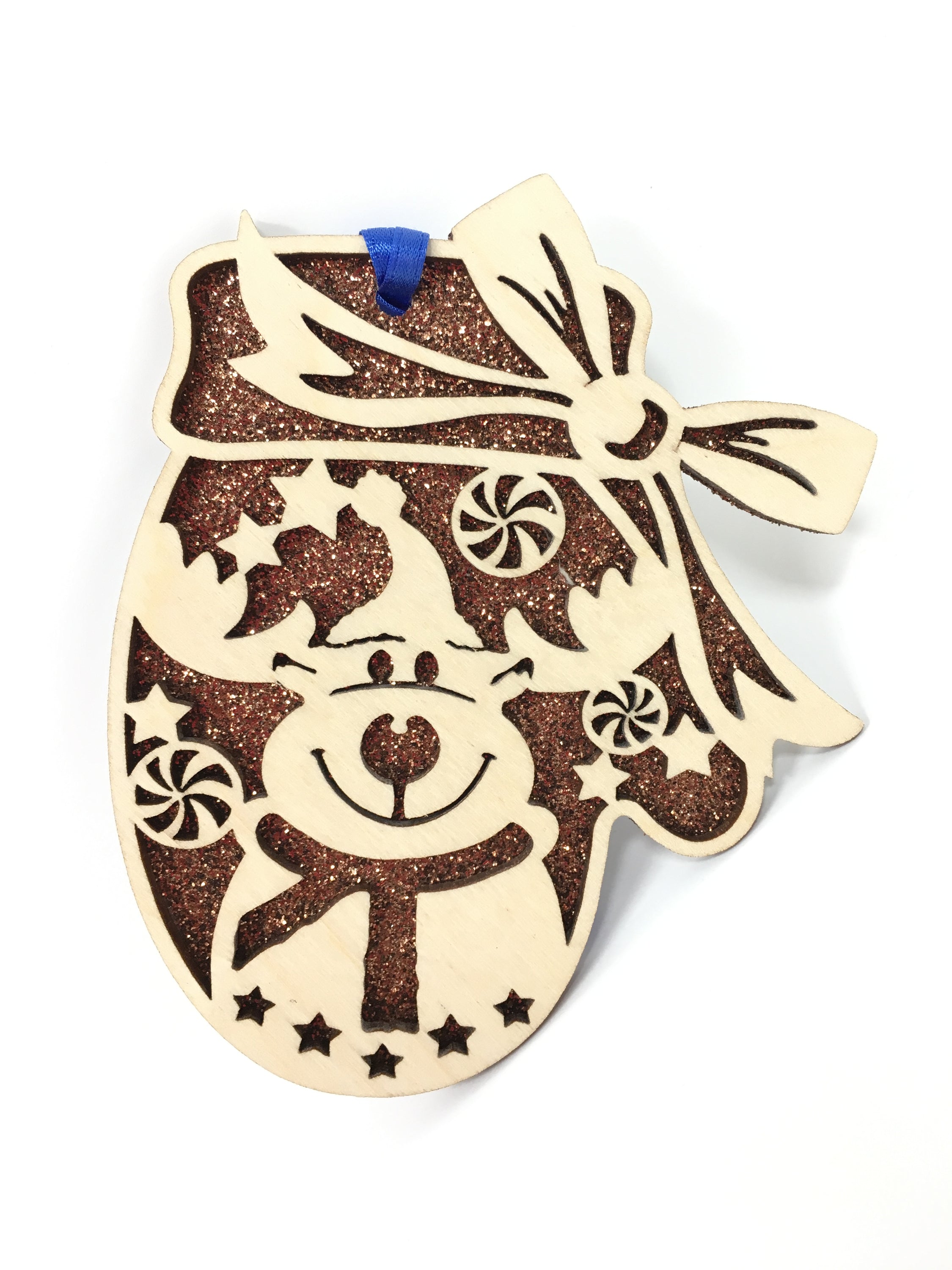 Reindeer Mitten Christmas Ornament