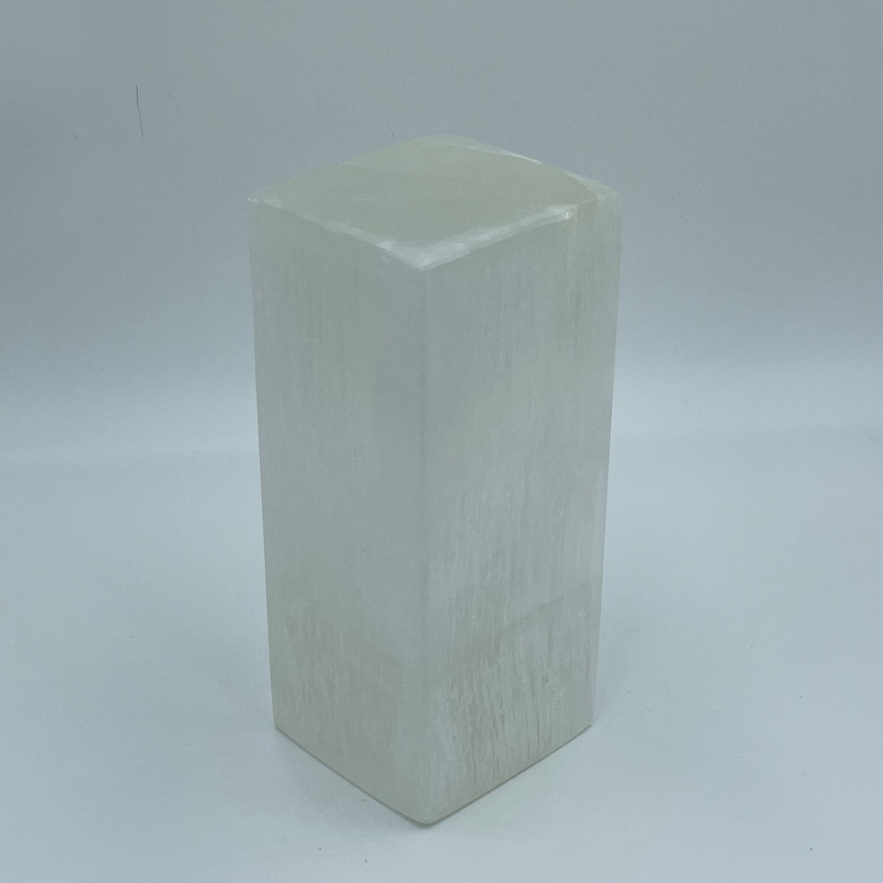 Rectangular Selenite Crystal Lamp