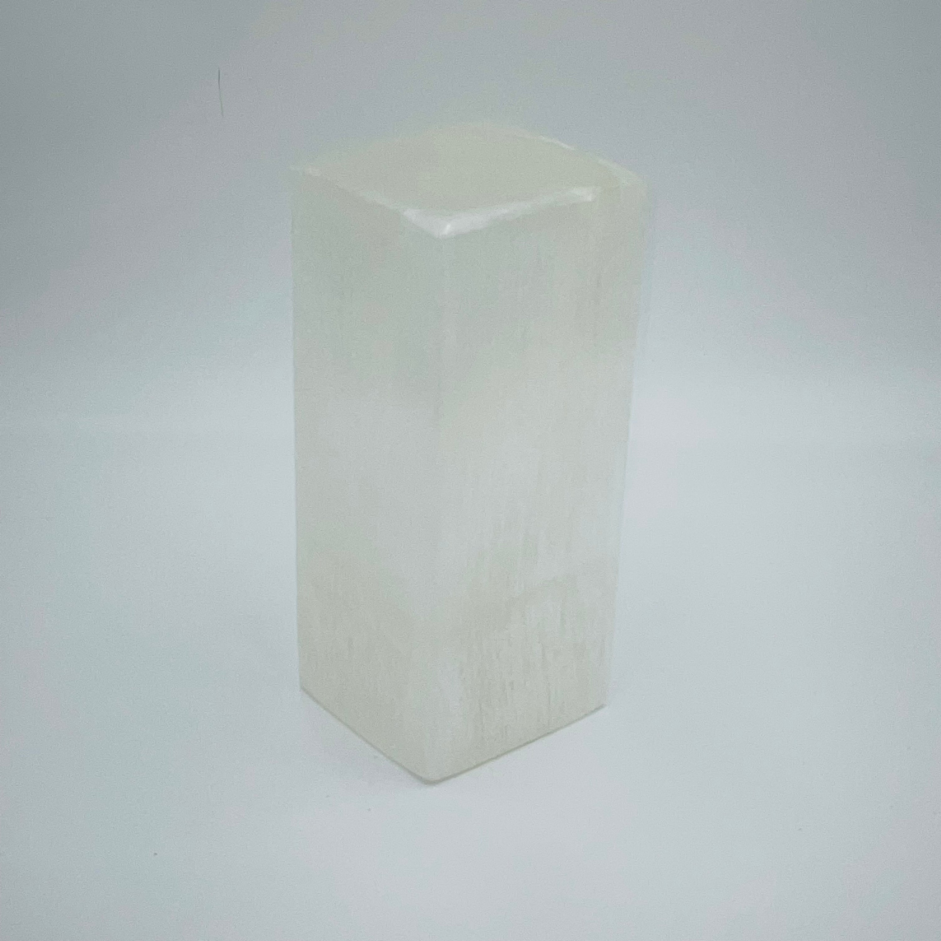 Rectangular Selenite Crystal Lamp