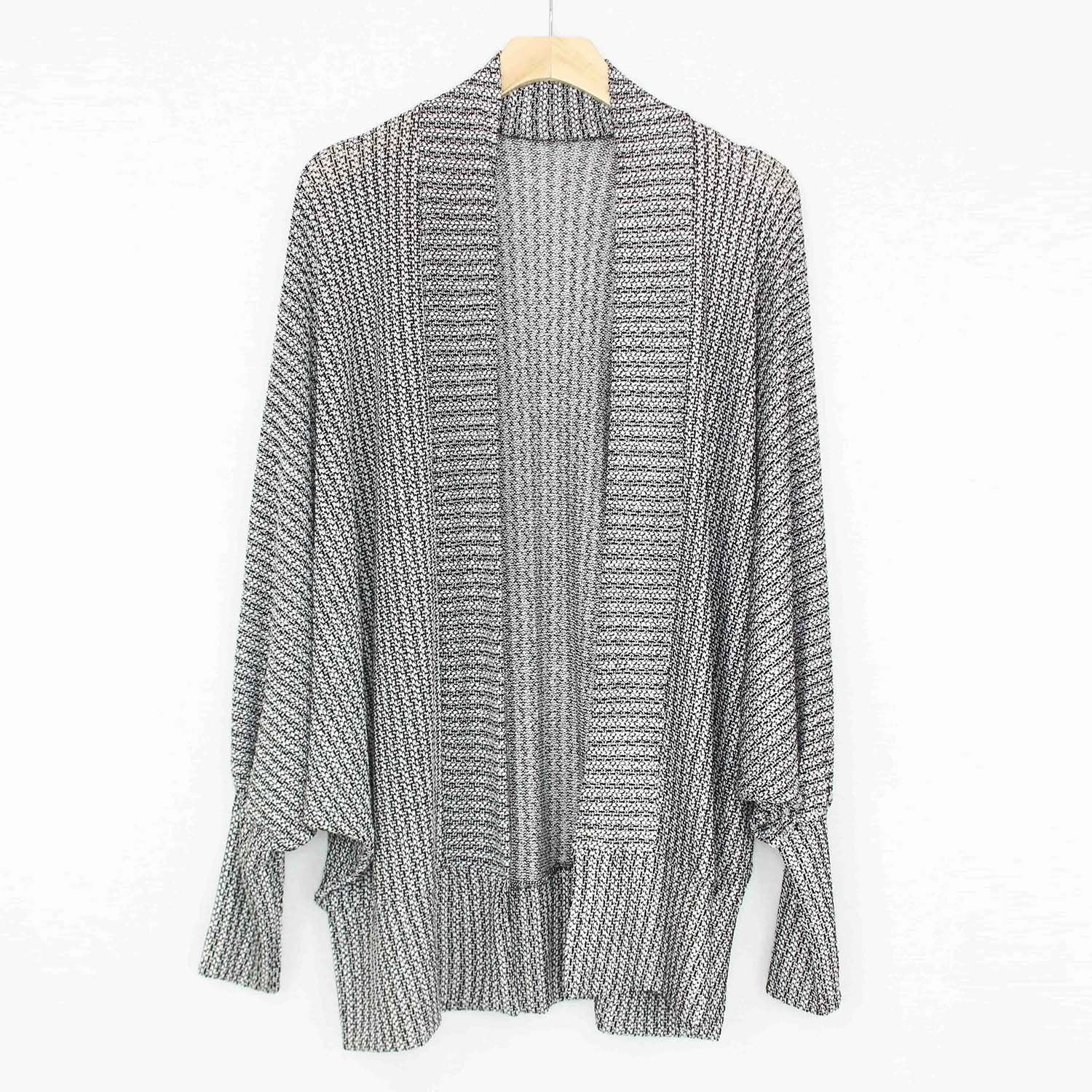 Dolman Sleeve Open Front Cardigan