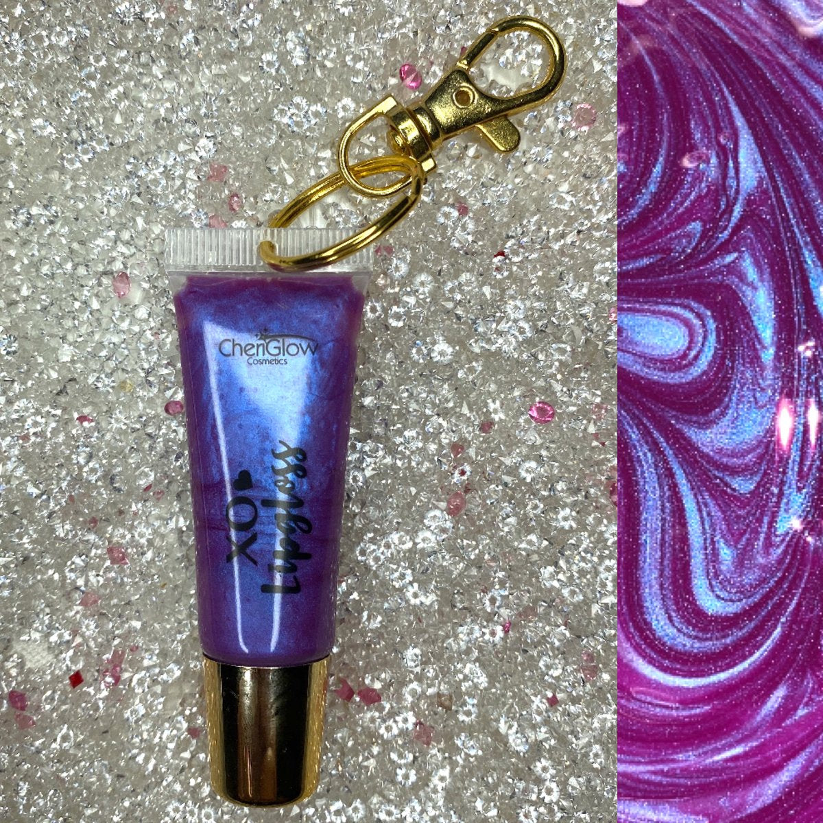 Extraterrestial - XO Keychain Lipgloss | Cyan Helios