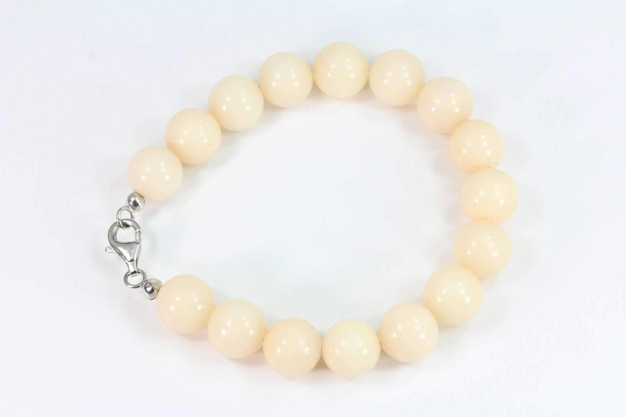 Peach Agate Bracelet