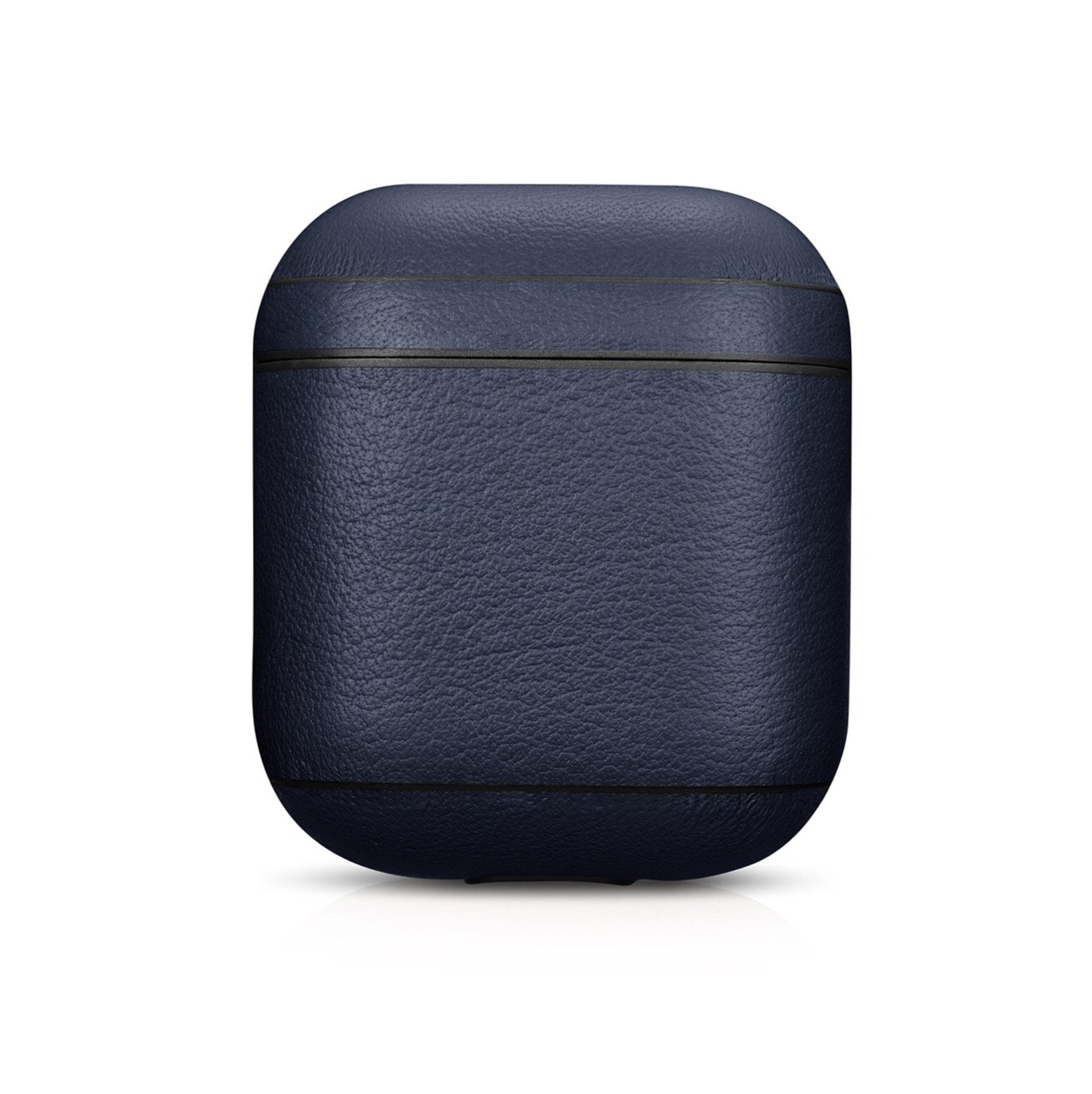 Custom Napa Leather Apple AirPods Case +Clip Black Blue Brown Red