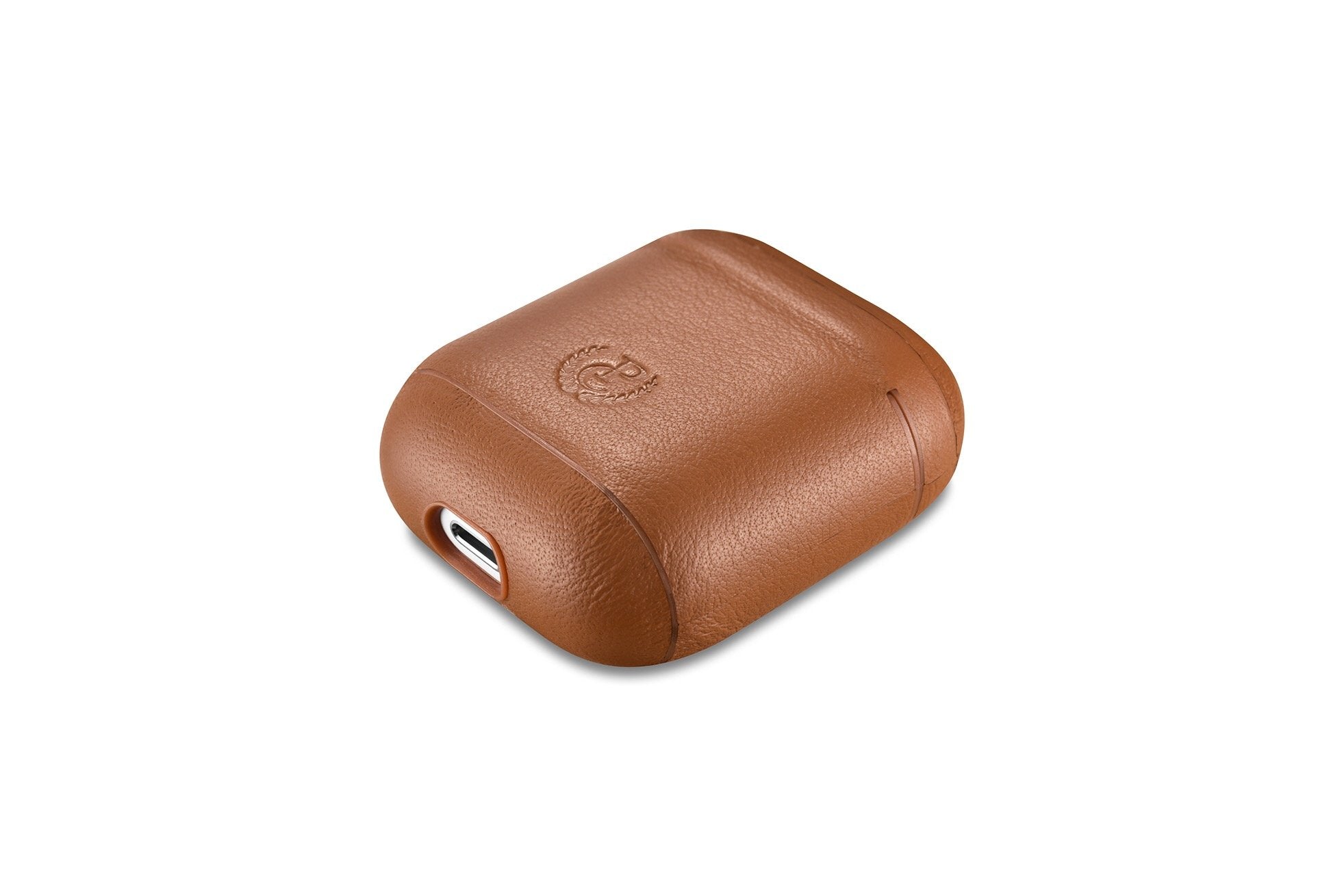 Napa Tan Premium Vegan Leather AirPods 1 & 2 Case | Custom Color