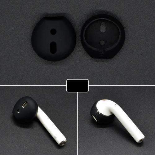 AMZER 2 PCS Wireless Bluetooth Earphone Silicone Ear Caps Earpads for | Silver Millie