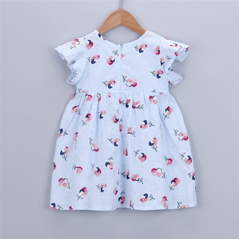 Infant Kid Baby Girls Dress Summer Clothes Floral