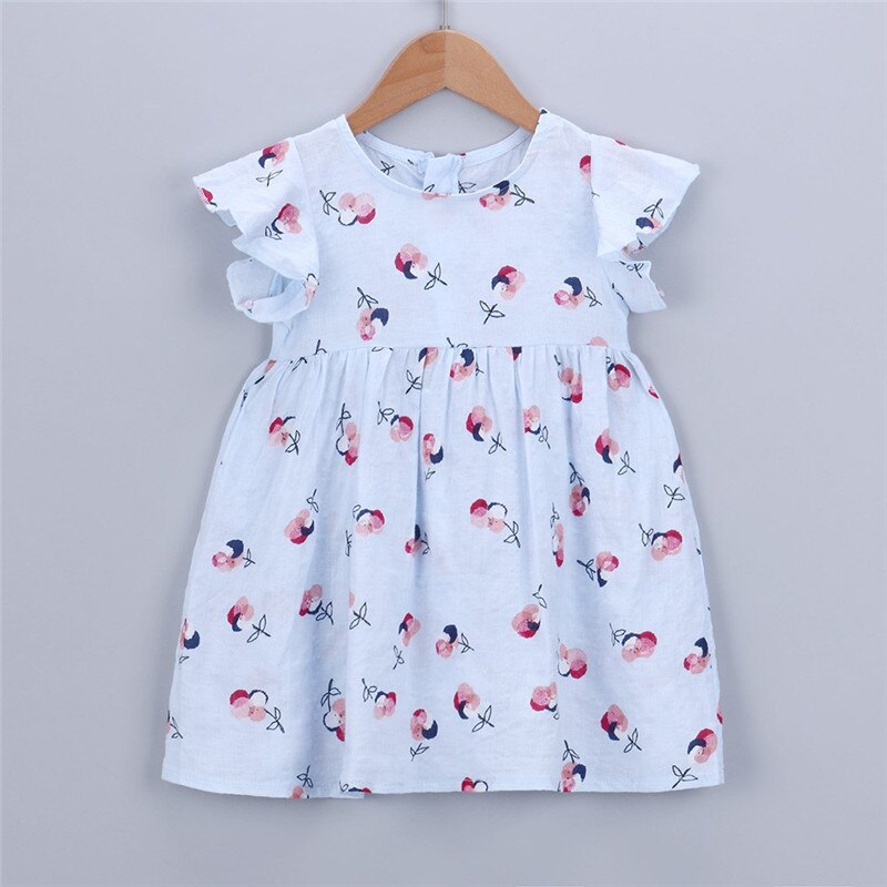 Infant Kid Baby Girls Dress Summer Clothes Floral