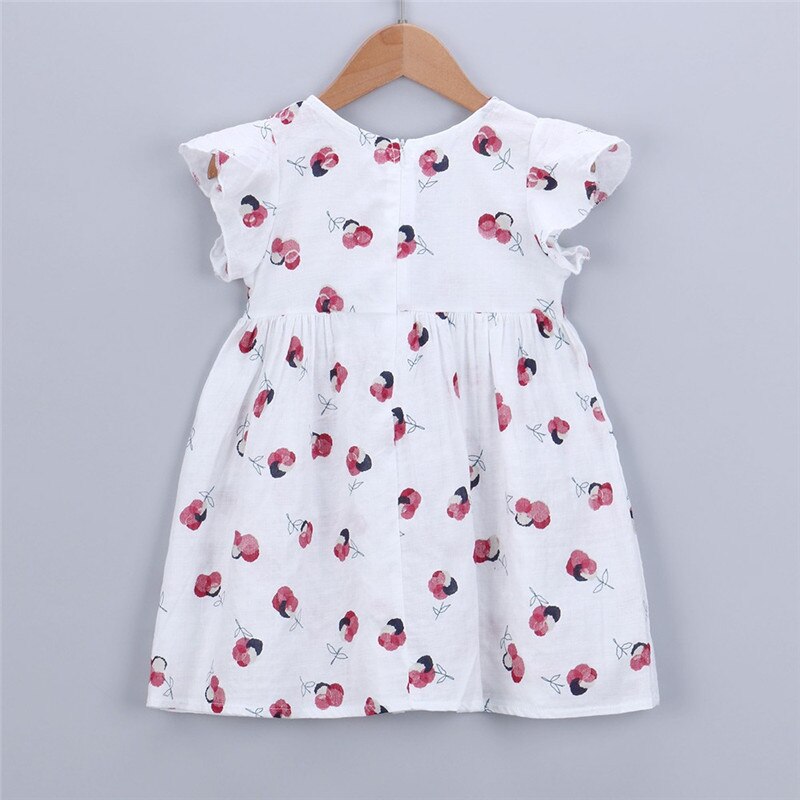 Infant Kid Baby Girls Dress Summer Clothes Floral