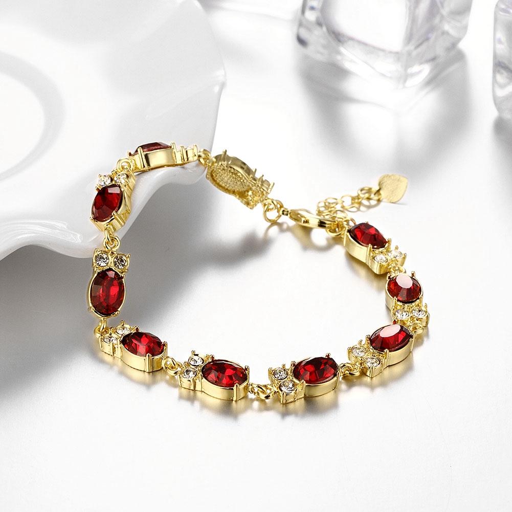 Drancy 18K Gold Plated Bracelet Made with Austrian Crystals