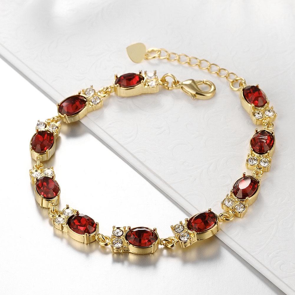 Drancy 18K Gold Plated Bracelet Made with Austrian Crystals