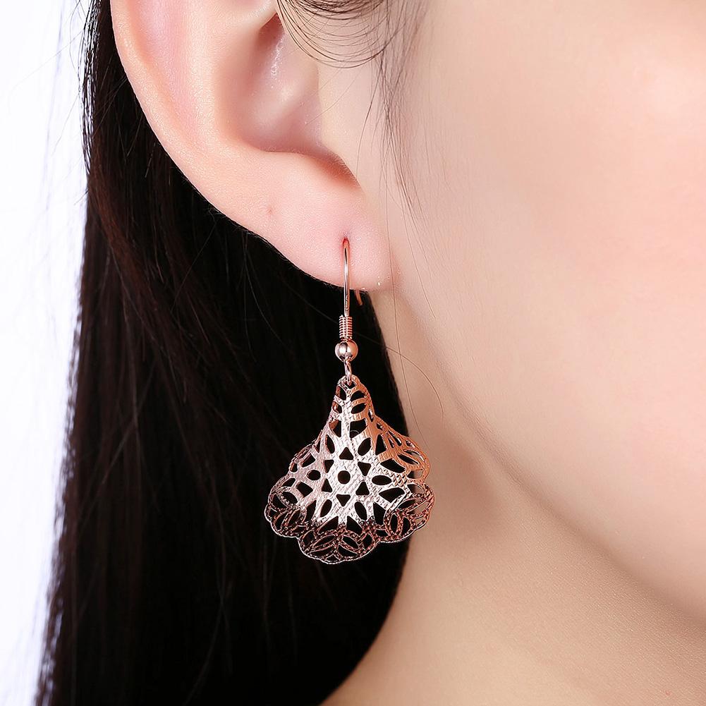 Oviedo Drop Earring in 18K Rose Gold Plated | Silver Milo