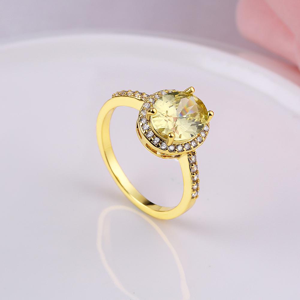 18K Gold Plated Lolita Ring made with  Crystals