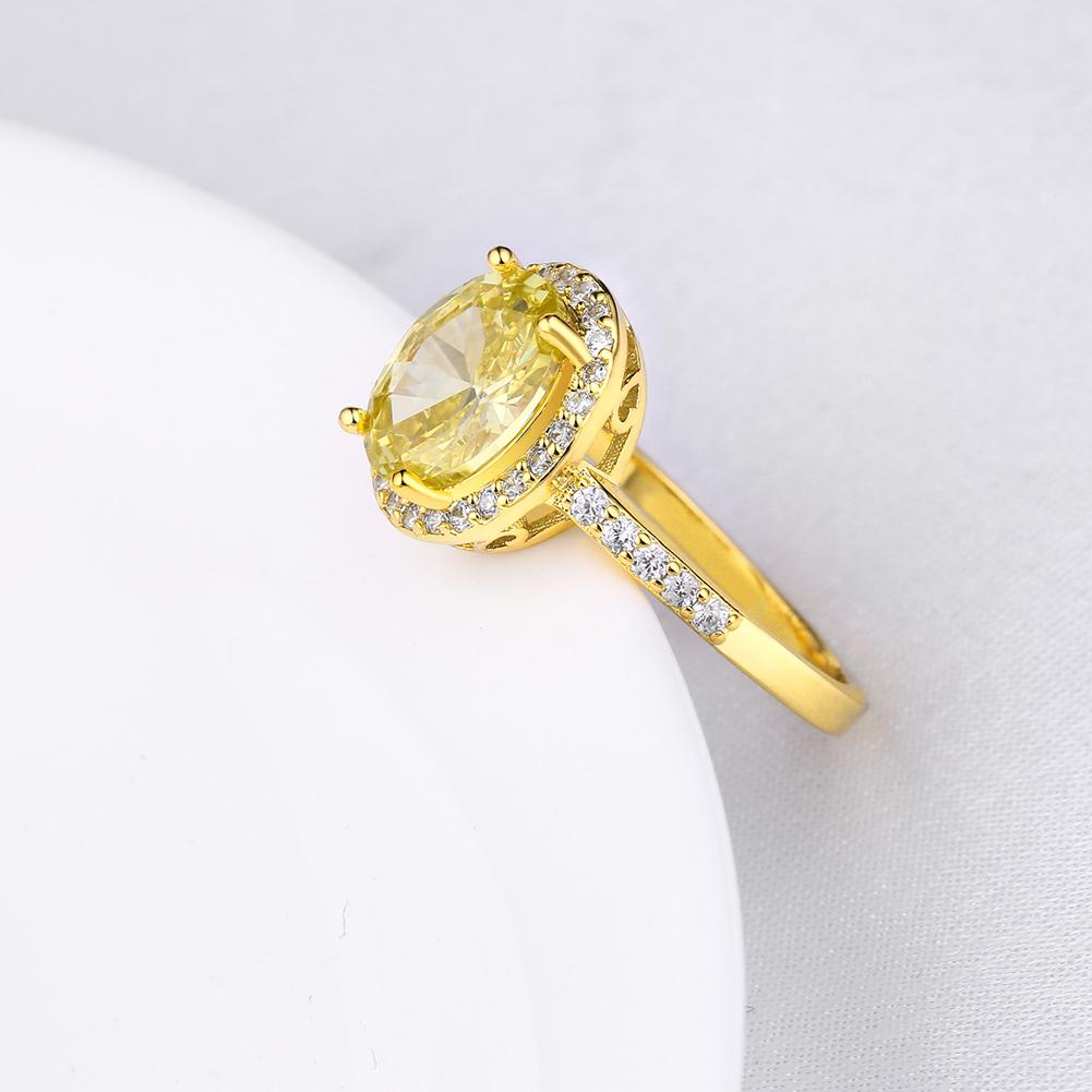 18K Gold Plated Lolita Ring made with  Crystals