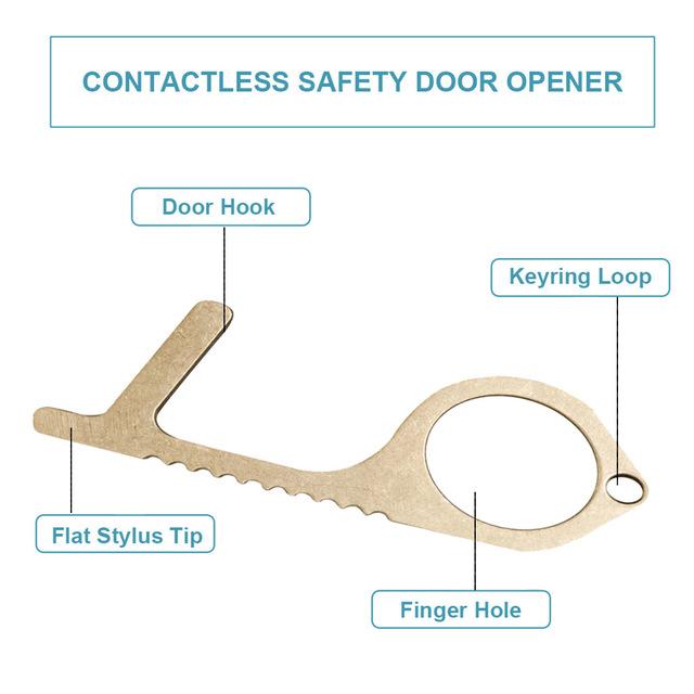 Safe Touch N Go Key Contact Less Tool Assist 2/Pk