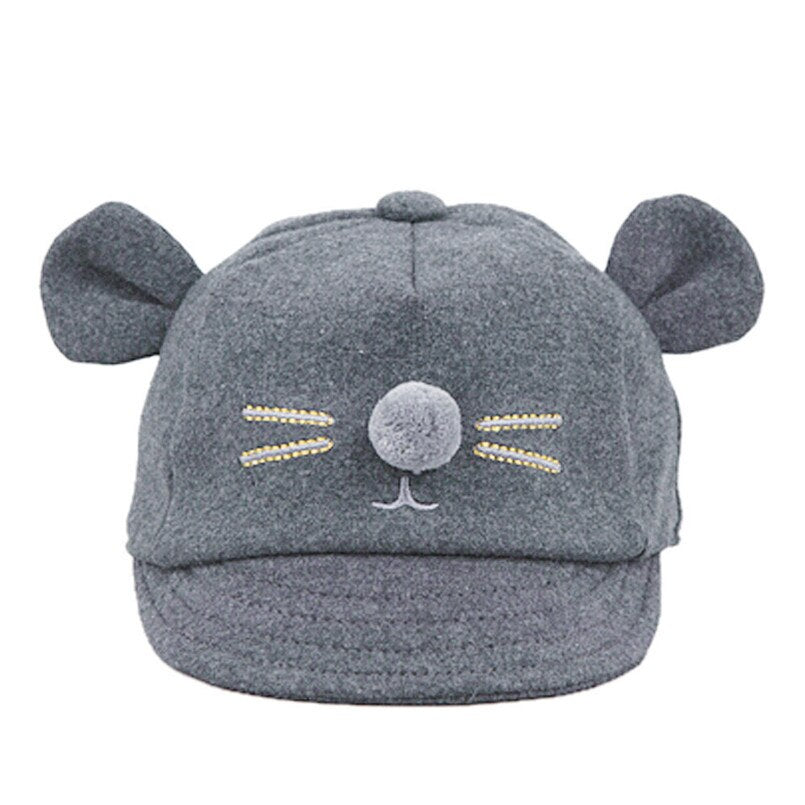 Kids Baby Hat Cute Bunny Rabbit Visor Baseball Cap