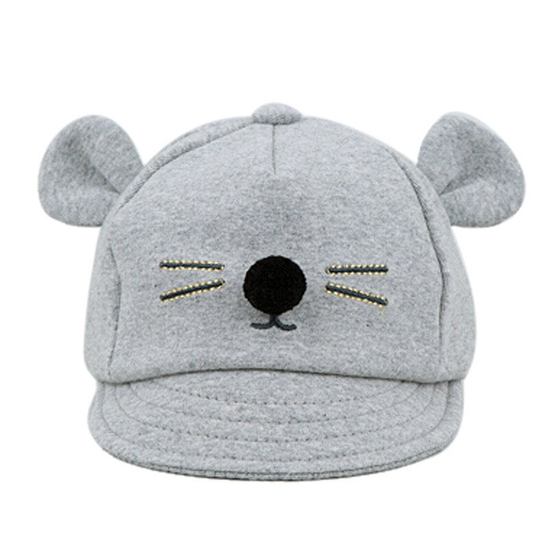 Kids Baby Hat Cute Bunny Rabbit Visor Baseball Cap