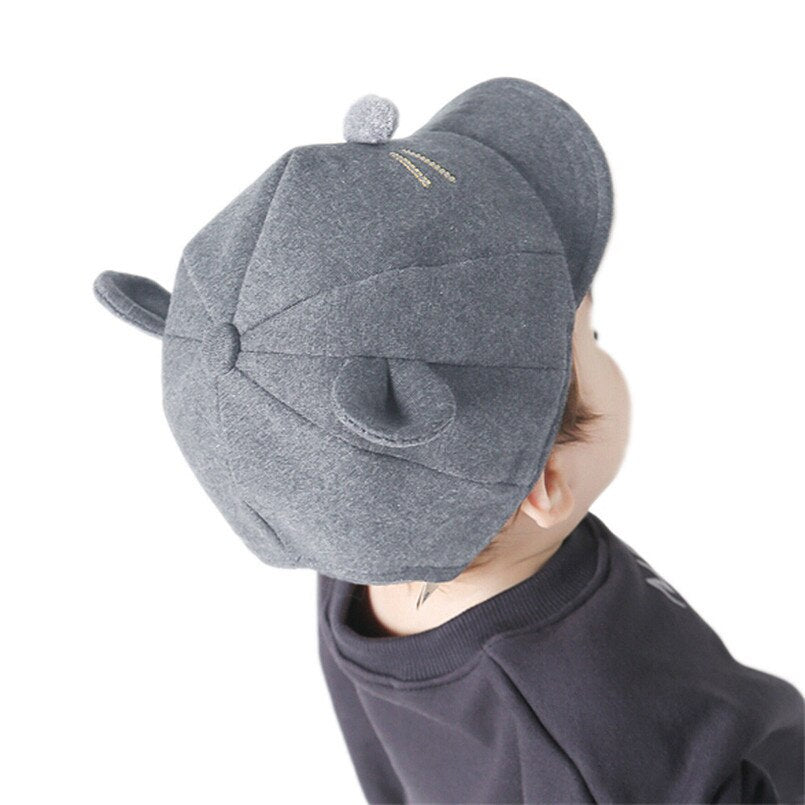 Kids Baby Hat Cute Bunny Rabbit Visor Baseball Cap