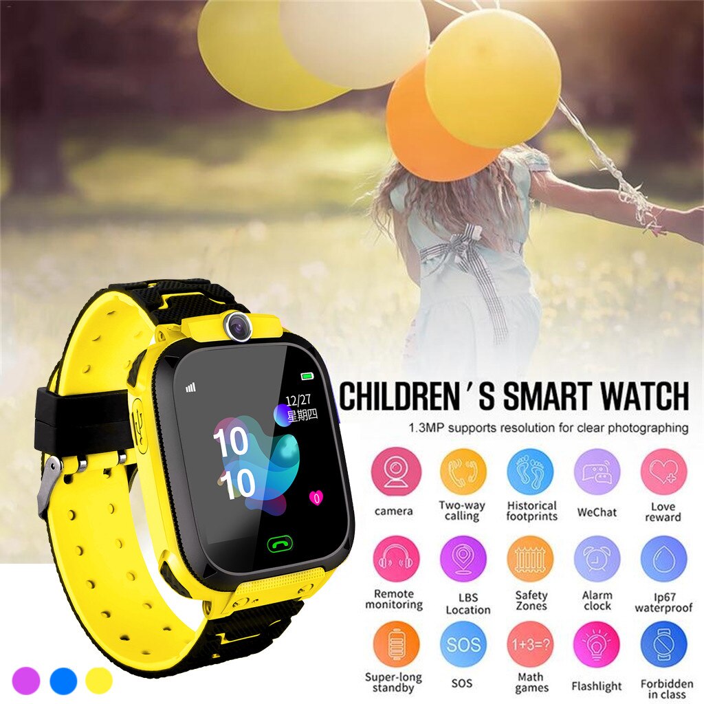 Kids LBS Locator Tracker Smart Watch Telephone SOS