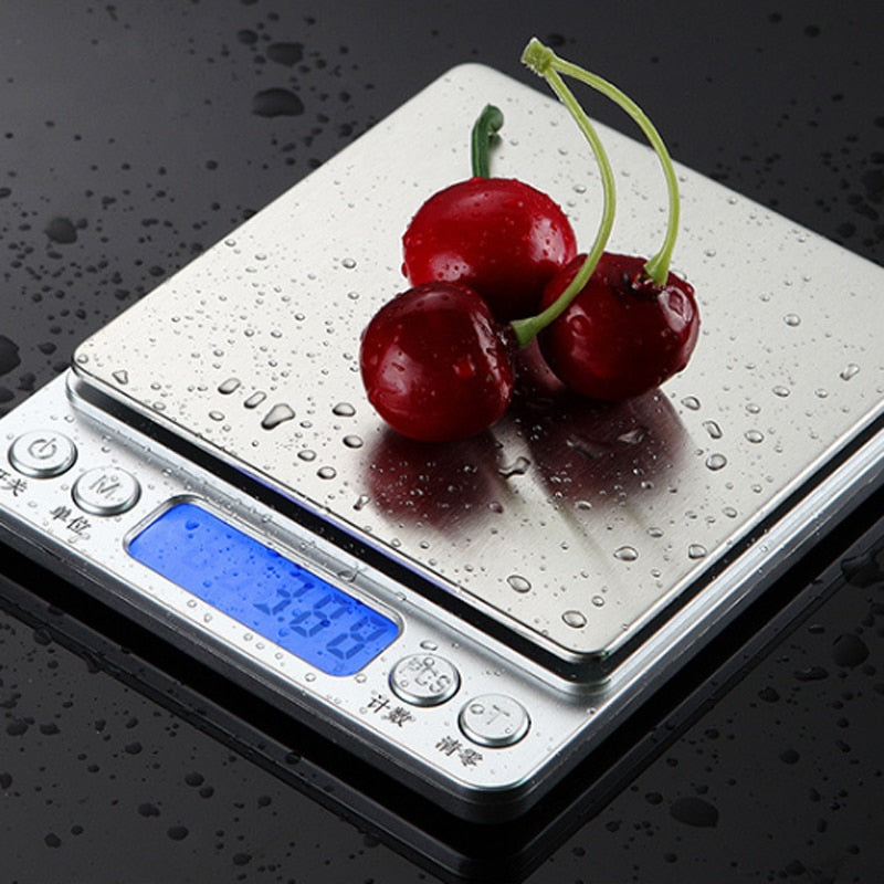 LED Digital Kitchen Scale Mini Pocket Stainless | Orange Perses