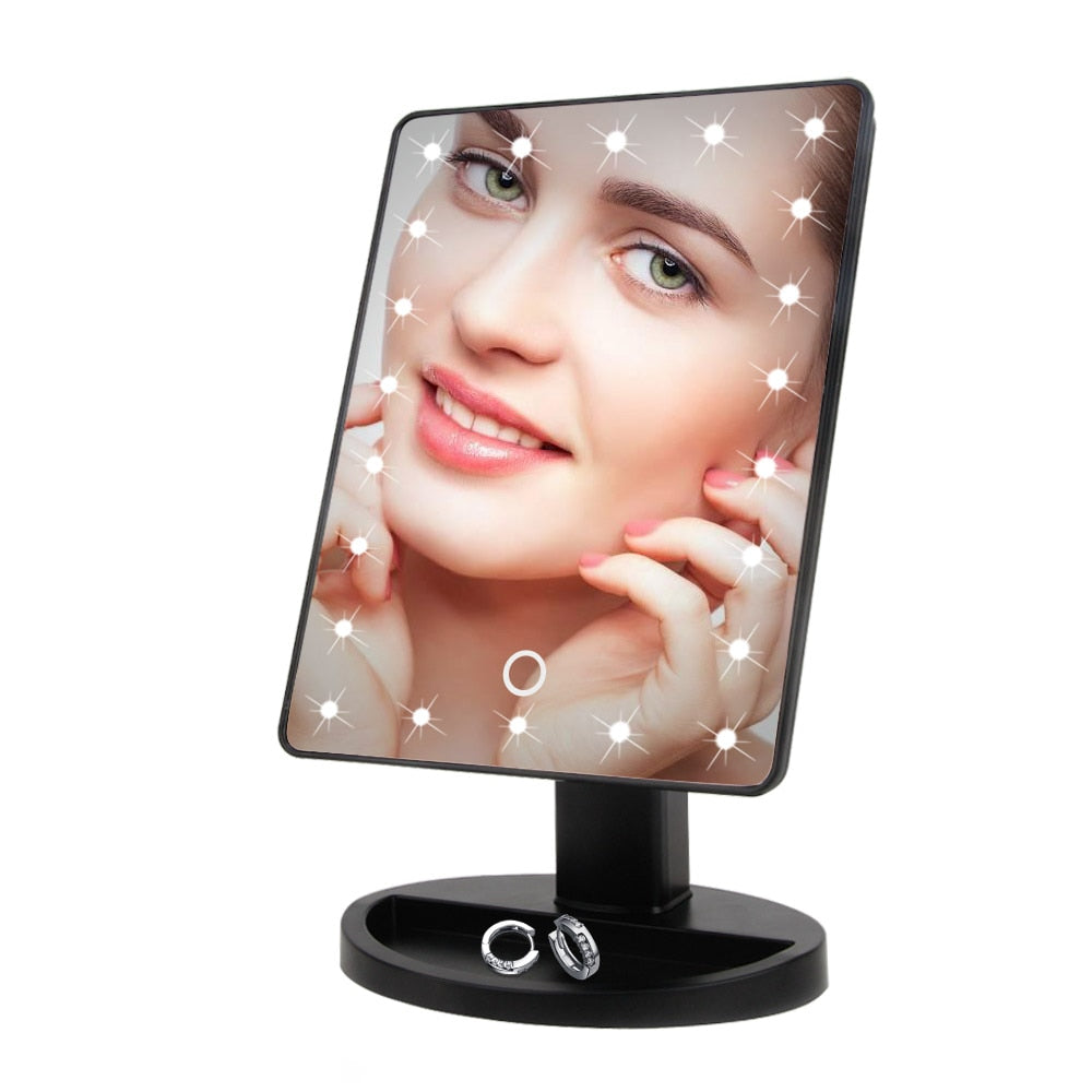 LED Touch Screen Makeup Mirror Professional Vanity | Tan Aphrodite