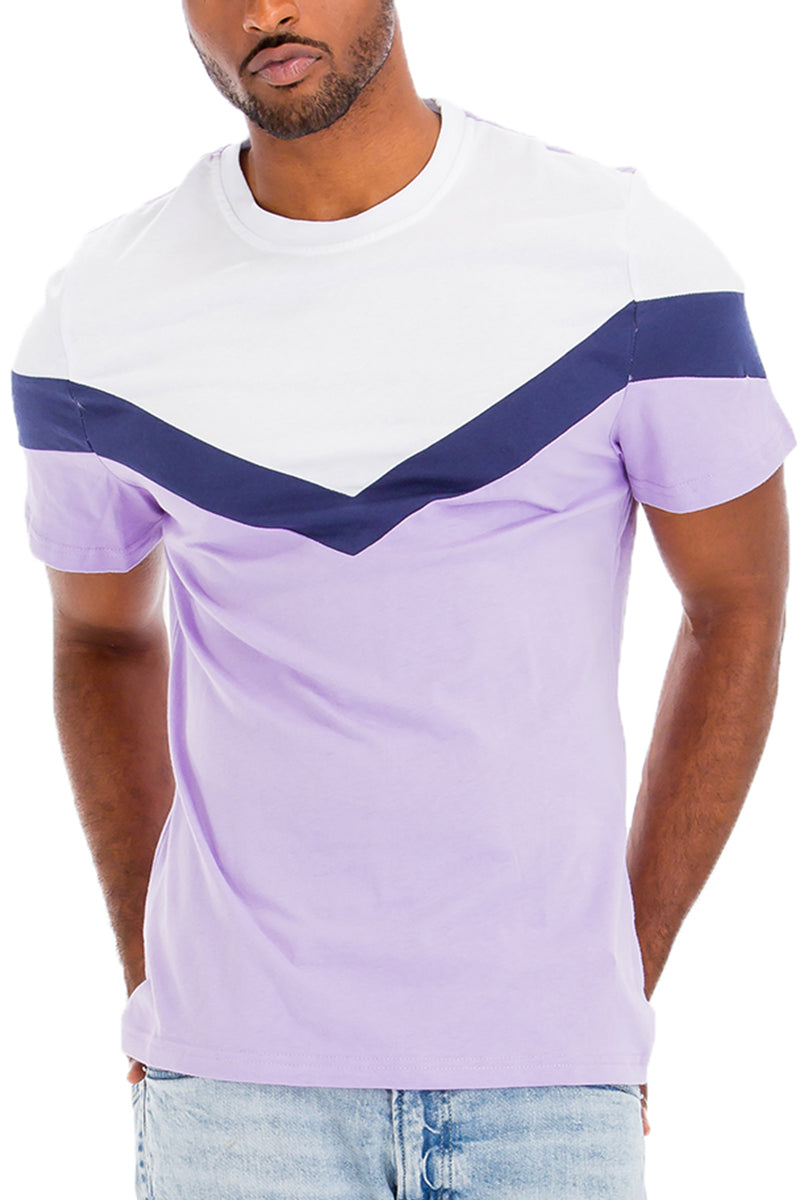 Chevron Colorblock Tee