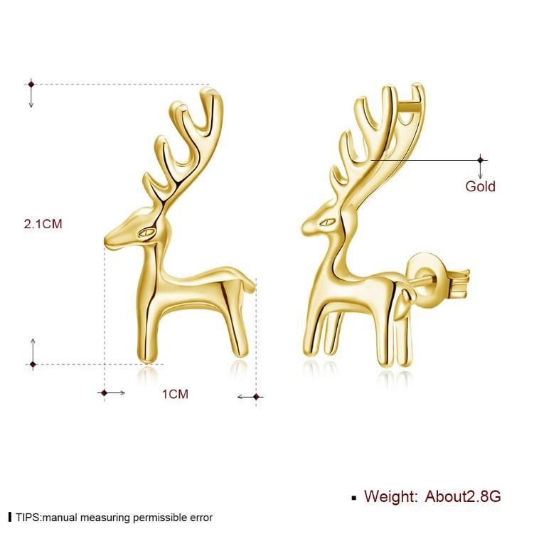 Stud Earring in 18K Gold Plated