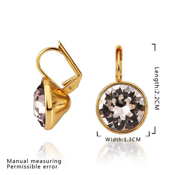 Baby Bella Leverback Earring in 18K Gold Plated | Silver Milo