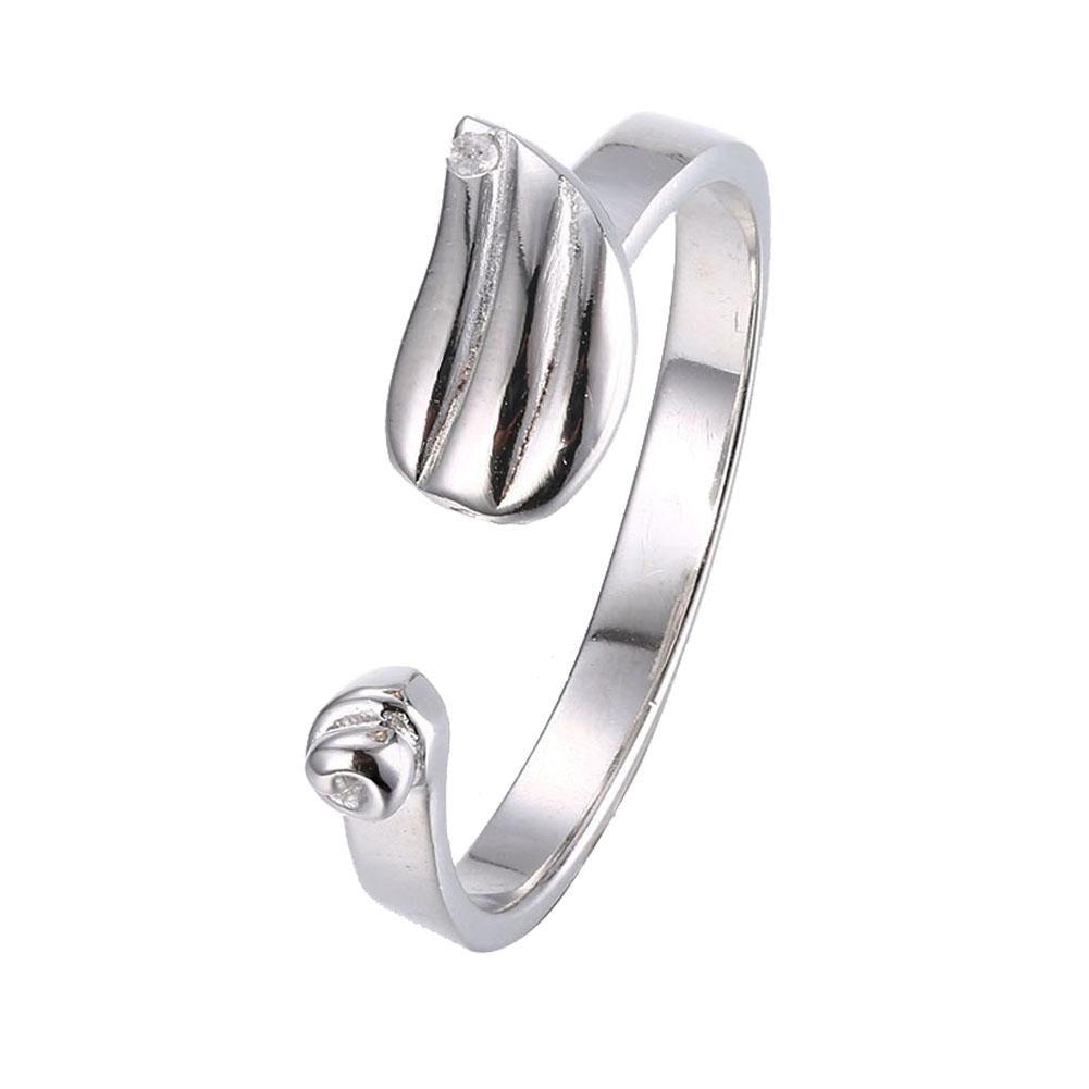 Silver Plating Unisex Wings Ring | Silver Milo